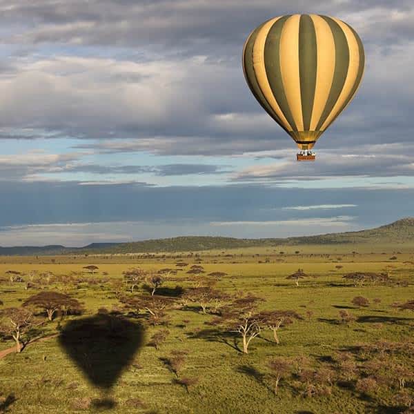 Learn about hot air ballooning in Serengeti
